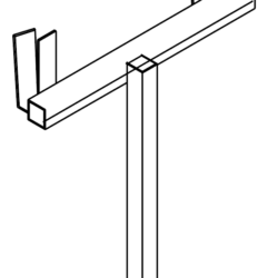 #2 Walking Frame Rack - Top Fork Post only